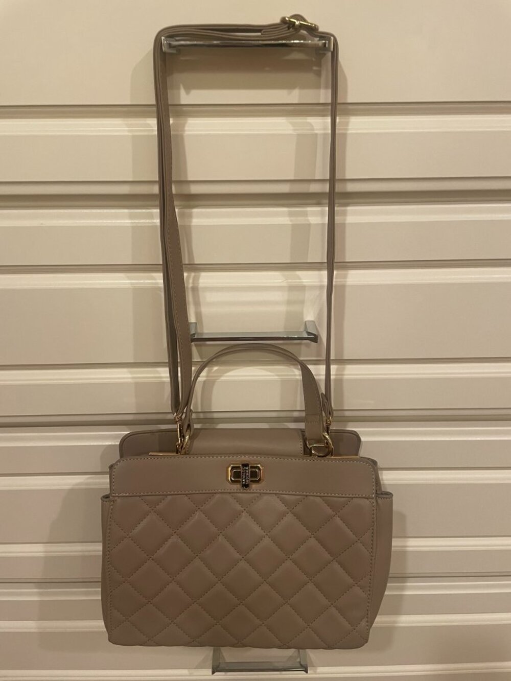 Taupe handbag